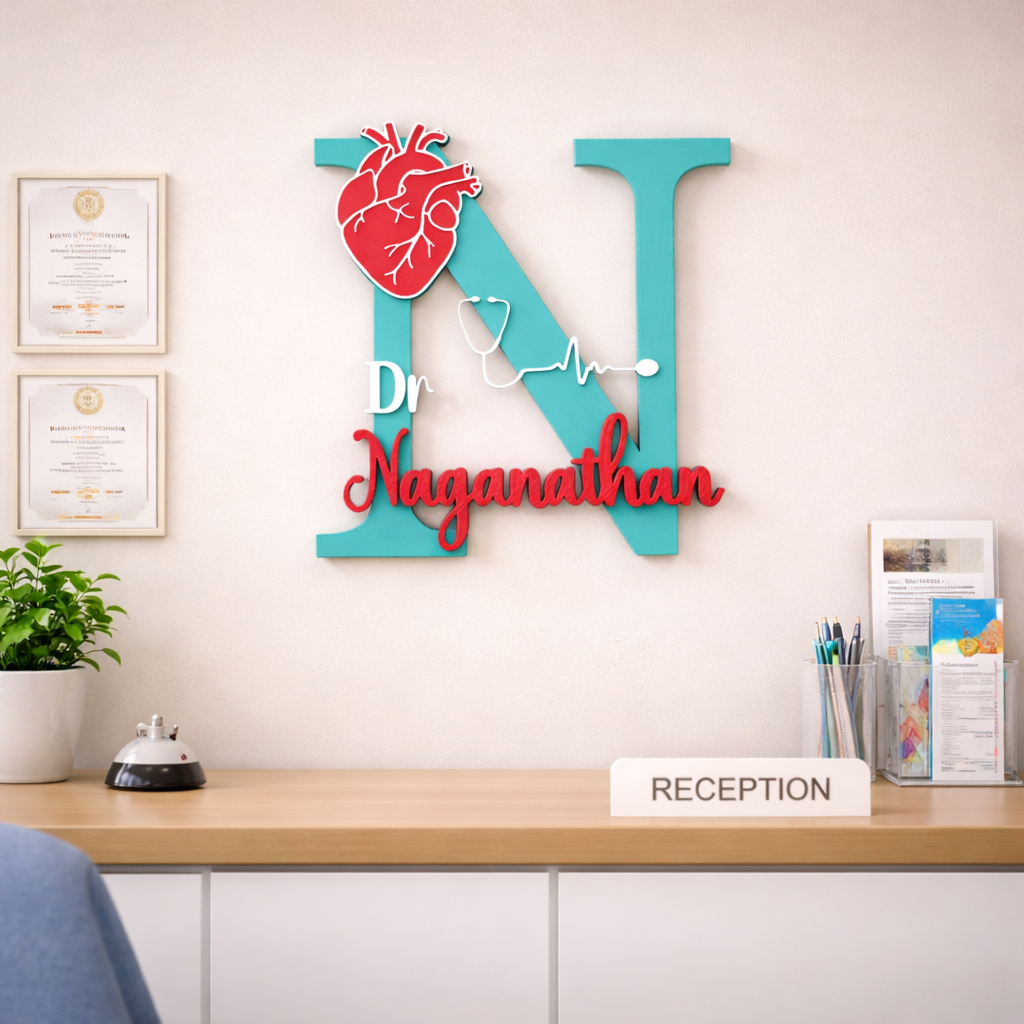 Personalized Cardiologist Name Showpiece