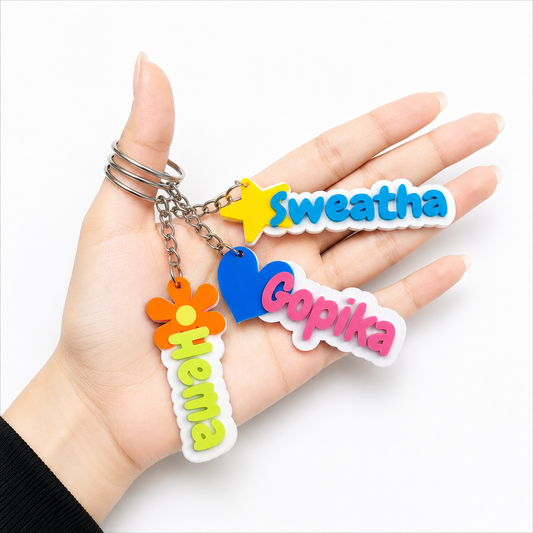 Cute Name Keychain