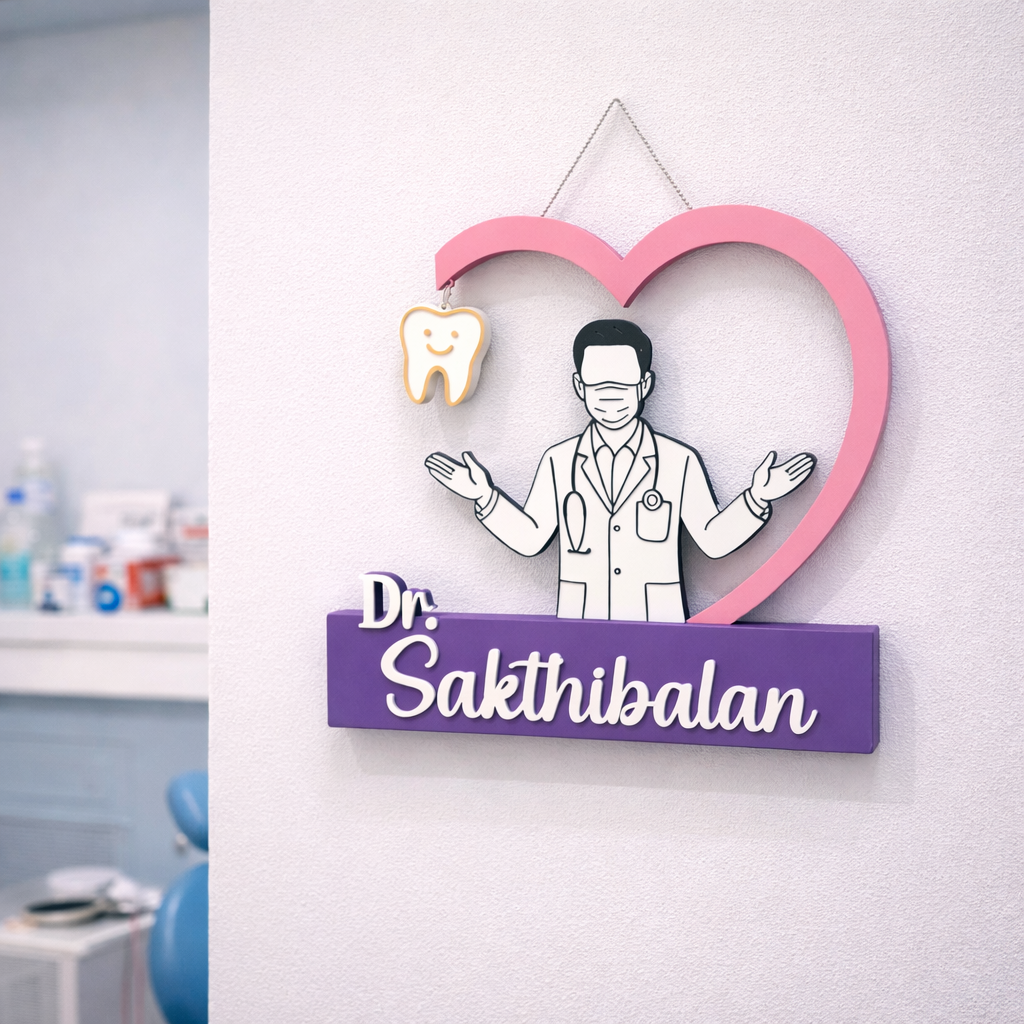 Personalized Dentist Showpiece