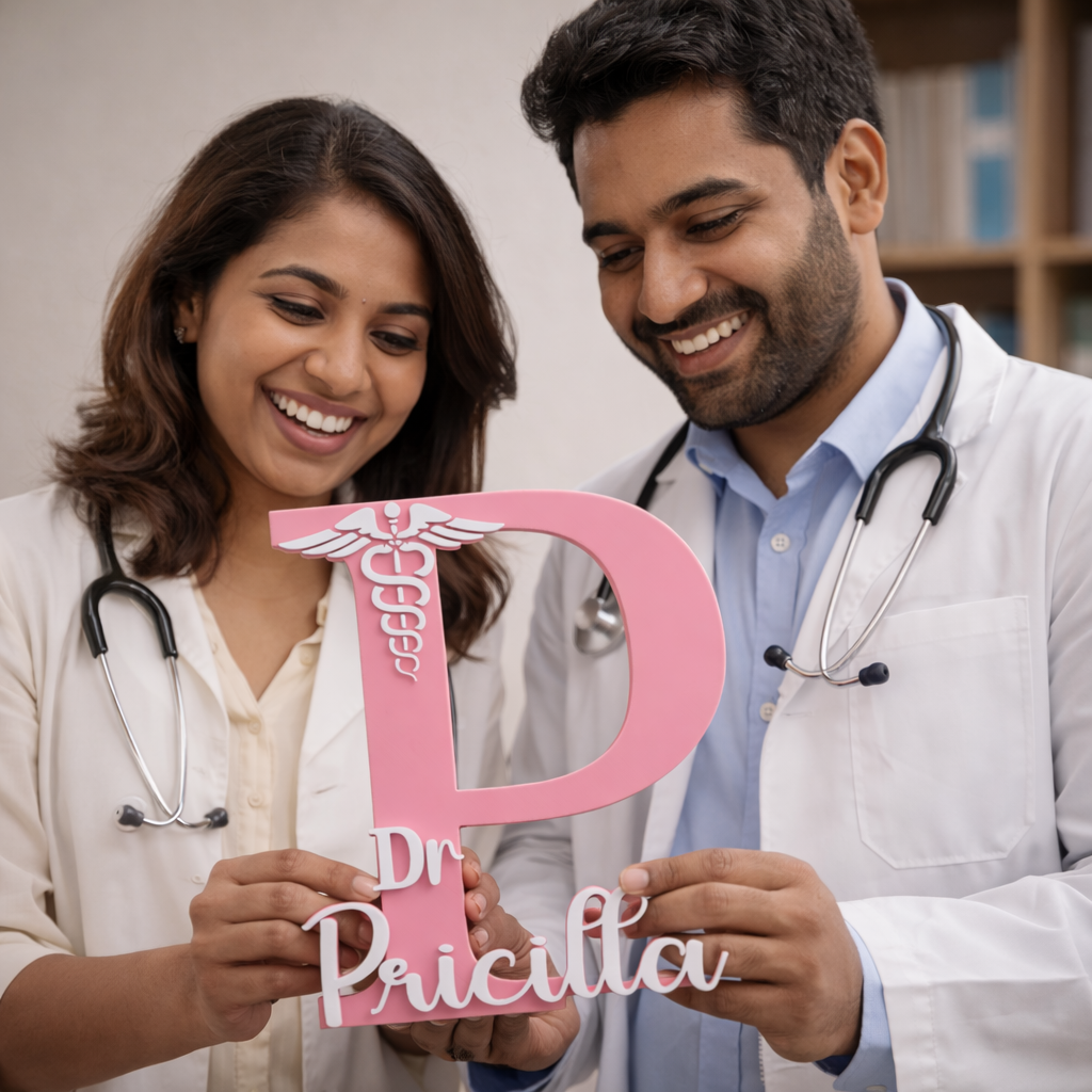 Personalized Doctor Name Showpiece