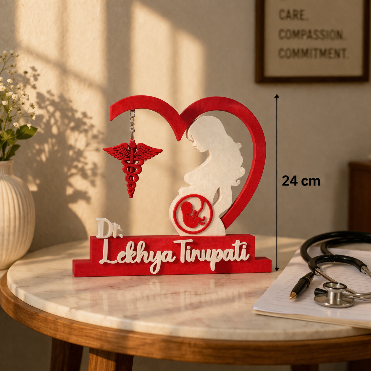 Personalized Gynecologist Name Showpiece