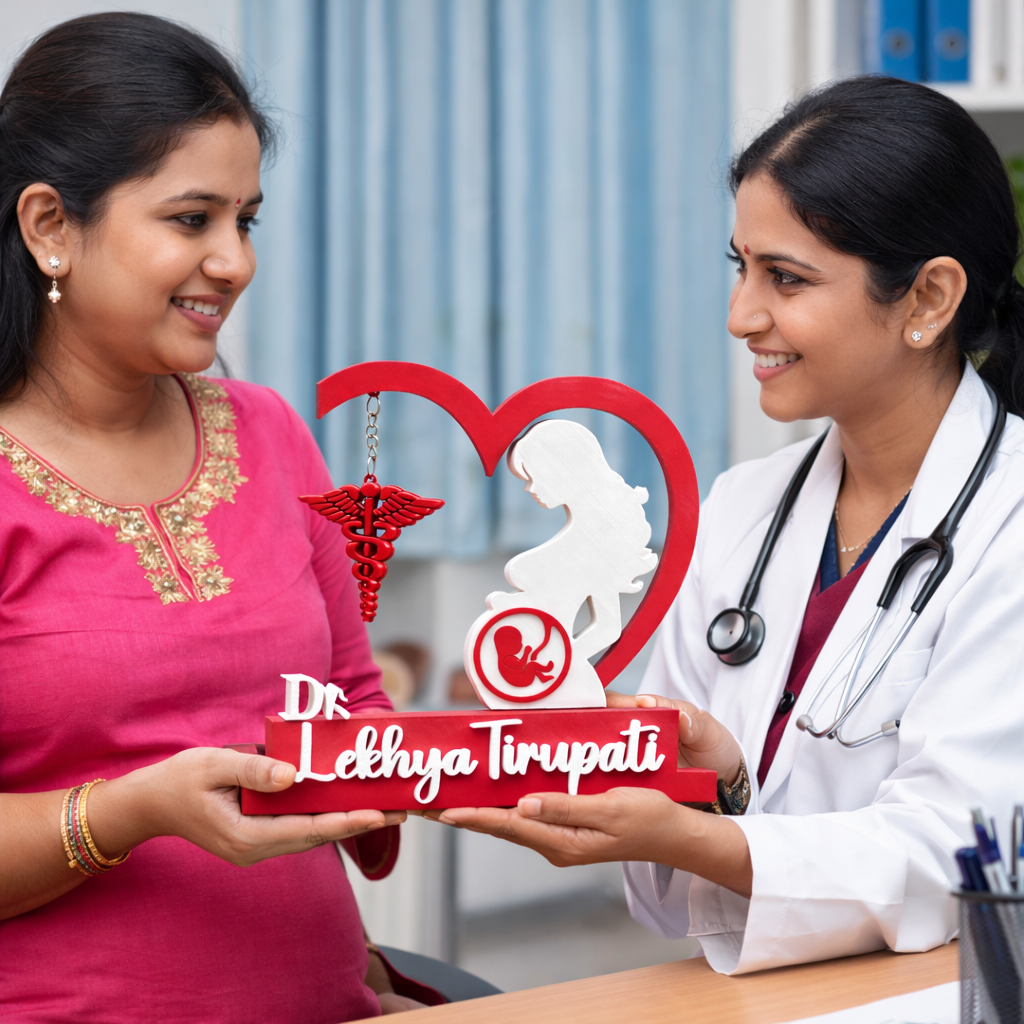 Personalized Gynecologist Name Showpiece