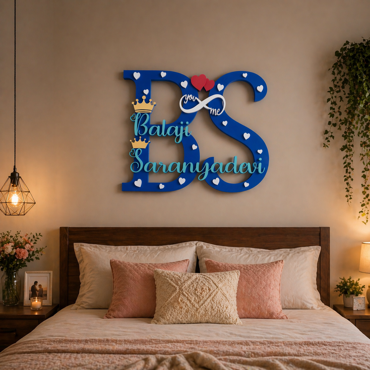 Personalized Couple Name Showpiece with Infinity