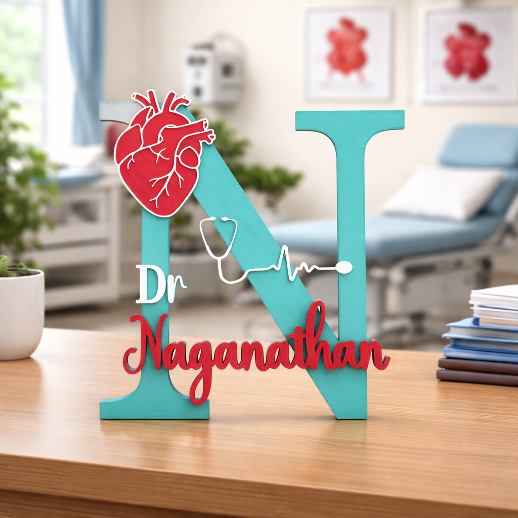 Personalized Cardiologist Name Showpiece