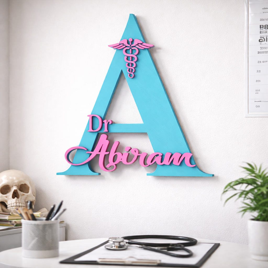 Personalized Doctor Name Showpiece
