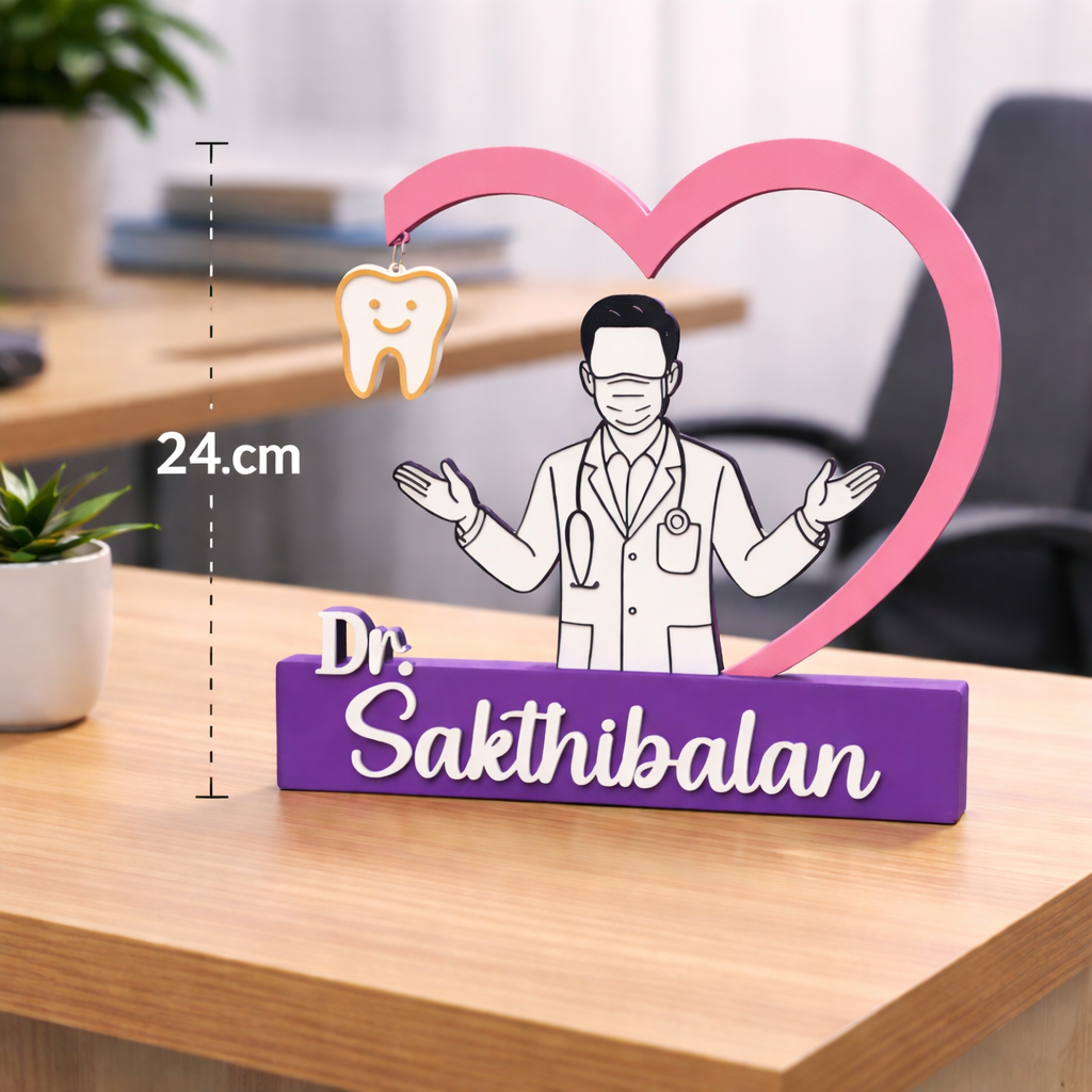 Personalized Dentist Showpiece