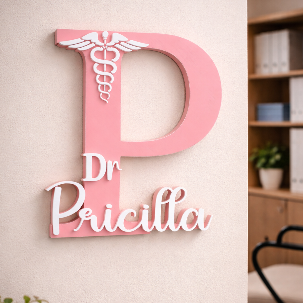Personalized Doctor Name Showpiece
