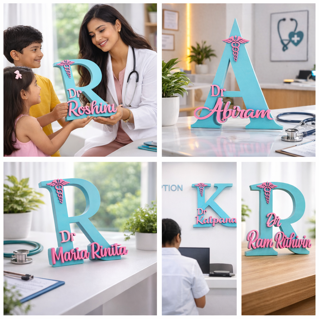 Personalized Doctor Name Showpiece
